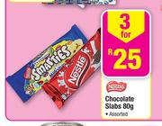 Nestle Chocolate Slabs Assorted-3 x 80g