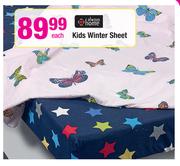 Always Home Kids Winter Sheet-Each