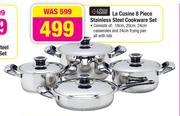 Always Home La Cusine 8 Piece Stainless Steel Cookware Set