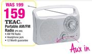 Teac Portable AM/FM Radio PR-300