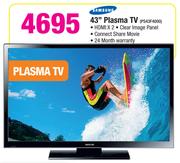 Samsung 43" Plasma TV PS43F4000