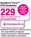 BlackBerry Curve 9720 Smartphone-On U Choose Flexi150