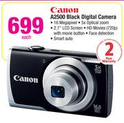 Canon A2500 Black Digital Camera