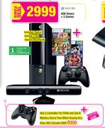 XBox 360 4GB Kinect +2 Games