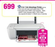 HP 3-In-1 Ink Advantage Printer IA1515