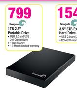 Seagate 1TB 2.5" Portable Drive