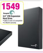 Seagate 3.5" 3TB Expansion Hard Drive
