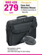 Targus Case And Wireless Mouse
