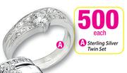 Sterling Silver Twin Set