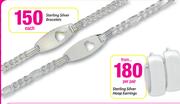 Sterling Silver Bracelets- Each