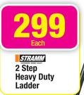 Stramm 2 Step Heavy Duty Ladder-Each
