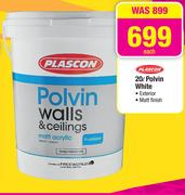 Plascon Polvin White-20Ltr Each
