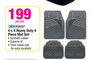 Stingray 4 x 4 Heavy Duty 4 Piece Mat Set-Per Set