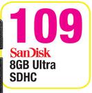 Sandisk 8GB Ultra SDHC