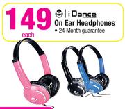 iDance On Ear Headphones Each