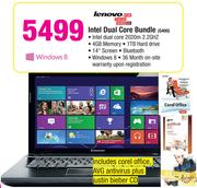 Lenovo Intel Dual Core Bundle G400