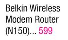 Belkin Wireless Modem Router N150