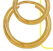 9ct Gold And Silver Large Single Earring Each