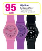 Digitime Colour Watches Each