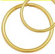 9ct Gold 15mm Sleepers Per Pair