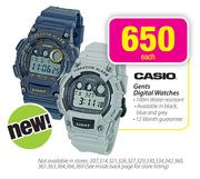 Casio Digital Watches Each