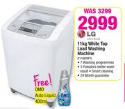Lg 11kg White Top Load Washing Machine T1108Teft