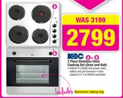 2 Piece Stainless Steel Cooking Set (oven And Hob)