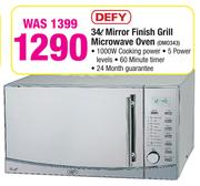 Defy 34L Mirror Finish Grill Microwave Oven DMO343