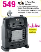 Alva 1 Panel Gas Heater