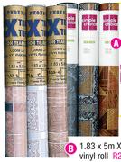Simple Choice 1.83x5m Xtra Tuff Vinyl Roll-Per Roll