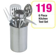 6 Piece Kitchen Tool Set