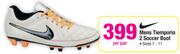 Mens Tiemporio 2 Soccer Boot-Per Pair