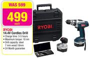 Ryobi 14.4V Cordless Drill-Each