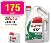 Castrol GTX Oil 20W50 Grade-5Ltr