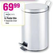 Mainstays 3L Pedal Bin