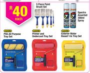 5 Piece Paint Brush Set-Each