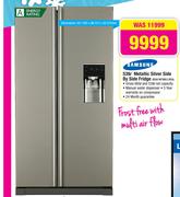 Samsung 539L Metallic Silver Side By Side Fridge RSA1WTMG1/XFA