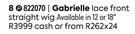 Gabrielle Lace Front Straight Brazilian Wig 822070