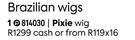 Pixie Brazilian Wig 814030