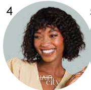 Nicki 10" Water Wave Fringe Brazilian Wig 817907