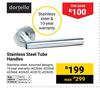 Dortello Stainless Steel Tube Handles