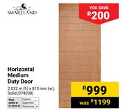 Swartland Horizontal Medium Duty Door