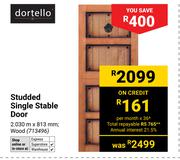 Dortello Studded Single Stable Door