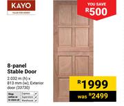 Kayo 8 Panel Stable Door