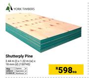York Timbers Shutterply Pine-Each
