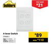 Builders 4 Lever Switch