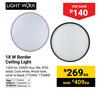 Lightworx 18W Border Ceiling Light-Each