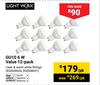 Lightworx GU10 6W Value 12 Pack-Per Pack
