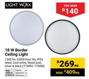 Lightworx 18W Border Ceiling Light-Each