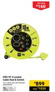 Pro-XT 4 Socket Cable Reel & Switch